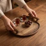کاربرد سینی چای خوری چوبی در پذیرایی و سرو نوشیدنی