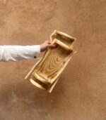 سینی چوب سنجد دسته چوبی