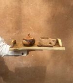 سینی چوب سنجد دسته چوبی - تصویر 2
