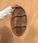 اردوخوری بیضی چوب گردو