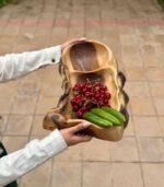 اردو خوری چوب گردو کاملا یک تیکه - تصویر 2