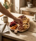 اردوخوری چوبی ماسون مدل برگی - تصویر 4