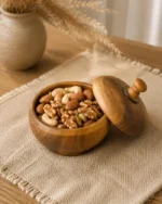 قندان چوبی ماسون مدل باربد ساخته شده از چوب گردو