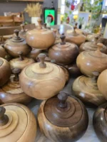 قندان چوبی ماسون مدل آراد ساخته شده از چوب گردو