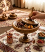 شکلات خوری چوبی ماسون .طرح سپند