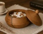شکلات خوری چوبی ماسون .طرح الماسی