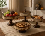 نمای کاربردی ست پذیرایی ماسون مدل حصیری